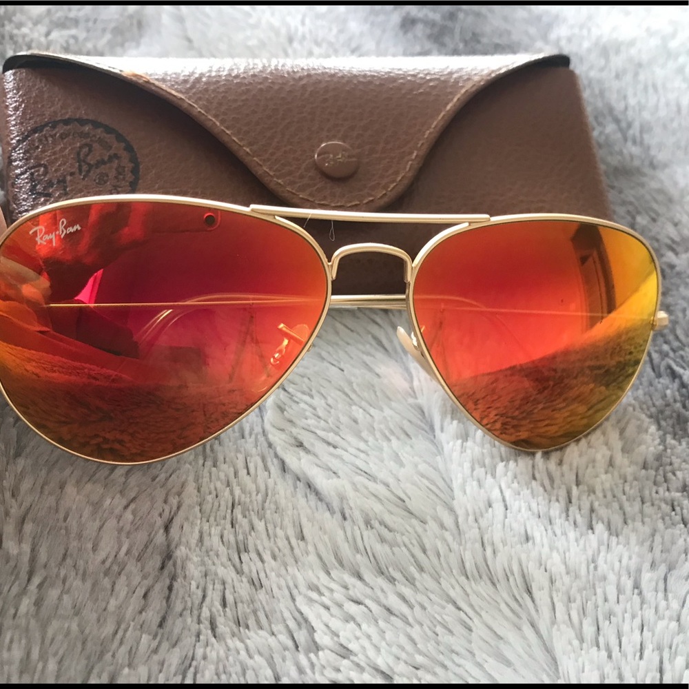 Original ray ban orange aviator